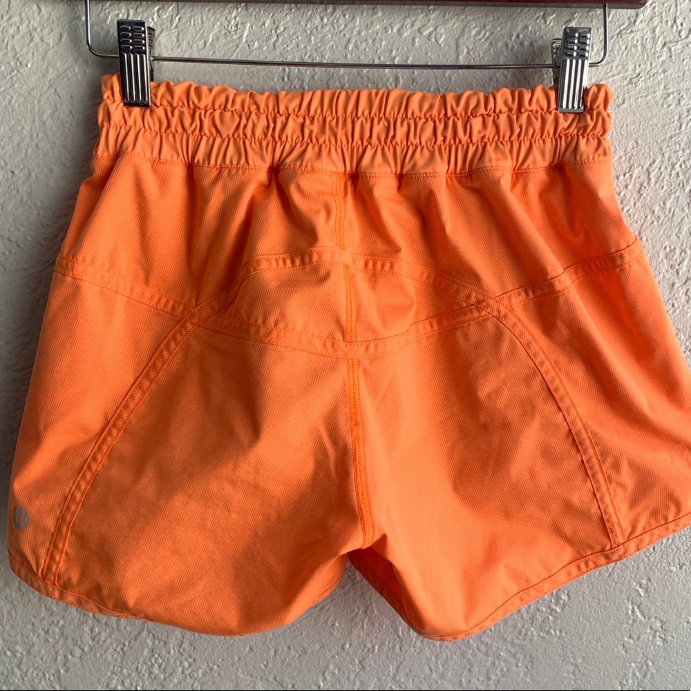 COPY - LULULEMON 6 orange short